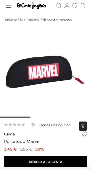 Portando Marvel por 3,45€.