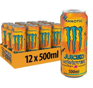 Monster Energy Juiced Khaotic 12 x 500 ml por 7,99€