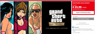 Grand Theft Auto: The Trilogy – The Definitive Edition voor € 23,99 in de Nintendo eShop