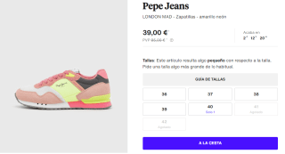 Zapatillas Casual para Mujer Pepe Jeans LONDON MAD por 39€