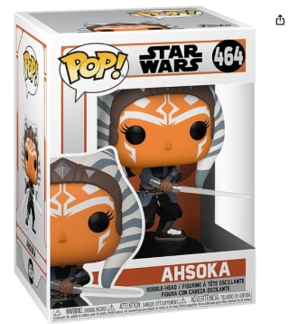 Figura Funko Pop Star Wars: The Mandalorian - Ahsoka Tano With Sabers por 8€