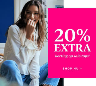 20% extra korting op sale-tops bij Vila