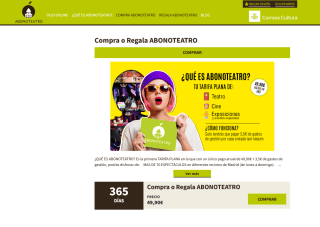 Compra o Regala ABONOTEATRO desde 39€