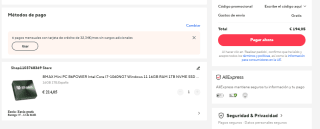 BMAX Mini PC B6POWER Intel Core I7-1060NG7 Windows 11 16GB RAM 1TB NVME SSD por 194,05€