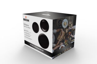 18-delige bordenset Matt Onyx Buccan voor €39,99 bij Actievandedag