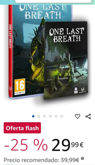 One Last Breath Nintendo Switch por 29,99€.