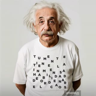 Camiseta "Tu mente tiene la inmensa habilidad de ordenar el caos" por solo 6,97€