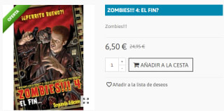 Juego de Mesa Zombies!!! 4 - El Fin por 6.5€