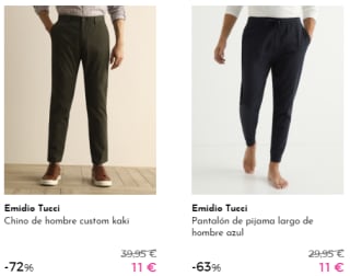 Pantalones Emidio Tucci por 11€