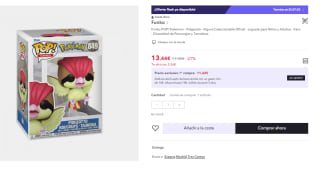 Funko Pokemon Pop! Games Vinyl Pidgeotto 9 cm por 8.06€