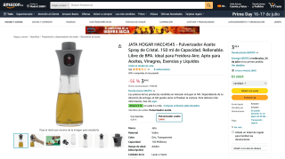 Pulverizador Aceite JATA por 3,49€