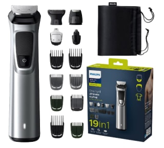 Tondeuse Multi-styles 19-en-1 Philips Multigroom Série 7000 à 49,99€