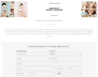 Gratis sample Marc Jacobs "Perfect" parfum