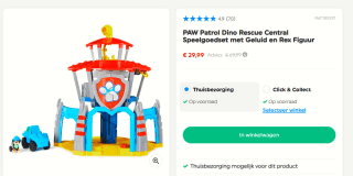 PAW Patrol Dino Rescue - Hoofdkwartier-speelset voor €29,99 bij Smythstoys