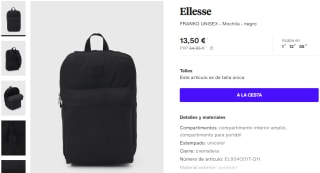Ellesse - Mochilas hasta 13,50€