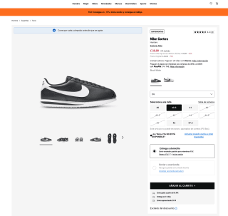 Zapatillas Nike Cortez Hombre por solo 28€