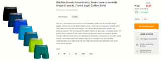 7-pack Muchachomalo heren boxershorts voor €44,97 bij Hemdvoorhem