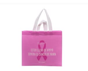 Bolsa reutilizable , ayuda contra el cáncer de mama 3€