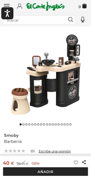 Smoby Barbería por 40€.