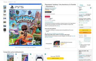 Sackboy: Una Aventura a lo Grande PlayStation 5 por 29,99€