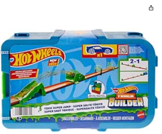 Hot Wheels Track Builder Pack Salto tóxico Pista para Coches de Juguete, Incluye 1 vehículo por 17.18€