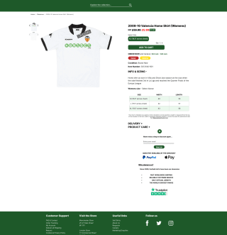 Camiseta Kappa de local del Valencia 2009-10 Mujer por 6,29€