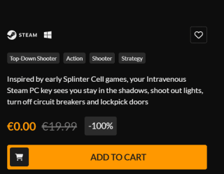 Intravenous gratis via Fanatical