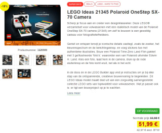 Tot 45% korting op Lego tijdens Super Days bij Proshop