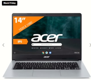 ACER CHROMEBOOK 314 CB314-1H-C5DC - 14 inch - Intel Celeron - 4 GB - 64 GB voor €177 bij Expert