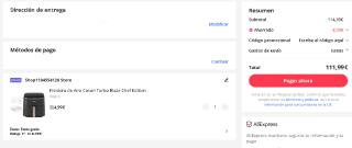 Freidora de Aire Cosori Turbo Blaze Chef Edition por 111,99€