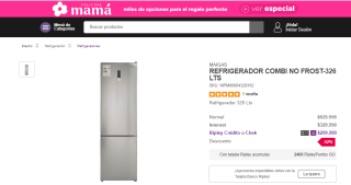 Refrigerador Maigas No Frost HD-468RWEN de 326 litros por $299.990