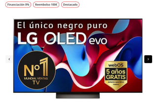 TV OLED 55" LG OLED55C45LA OLED 4K Procesador Inteligente 4K α9 Gen7 Smart TV DVB-T2 (H.265) por 1,199€ Reembolso 100€