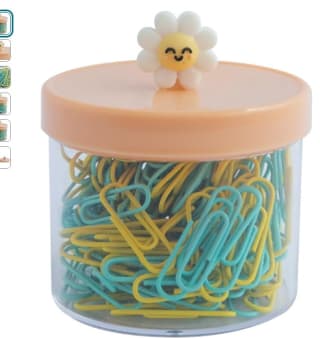 Bote de clips de papel Margarita Mr. Wonderful por 3,42€