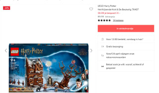 LEGO Harry Potter 76407 Het Krijsende Krot & De Beukwilg voor €58,99 bij Wehkamp