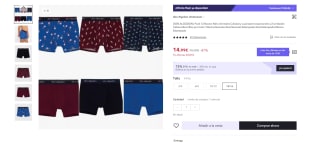 Pack 12 Boxers Niño marca Don algodón por 10,49€