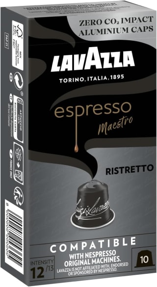 100 cápsulas Lavazza, Espresso Maestro Ristretto por 13,26€