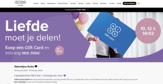 Gratis roos + valentijnskaart bij Ring Kortrijk bij aankoop van een giftcard