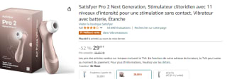 Satisfyer Pro 2 Next Generation, Stimulateur clitoridien à 29€
