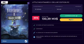 Little Nightmares II Deluxe Edition por $130 | CDKey