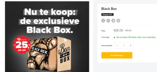 Black Box Bier (12 biertjes) voor €25 bij Beerinabox