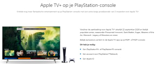 Gratis 3 maanden Apple TV+ via Playstation