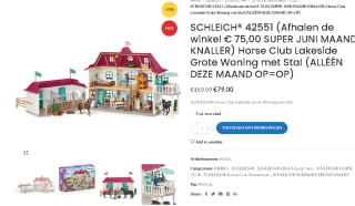 Schleich Horse Club Lakeside Grote Woning met Stal (42551) voor €79 bij Otten speelgoed