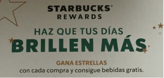 Regalo 1.500 estrellas Starbucks Rewards al registrarte