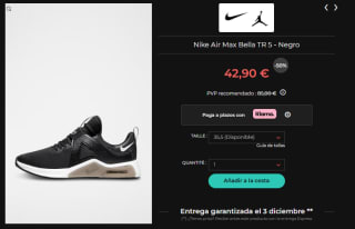Hasta 70% + 10€ extra descuento en calzado Nike. Precios desde solo 22,90€