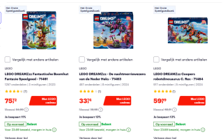 Gratis LEGO DREAMZzz cadeau bij aankoop van geselecteerde LEGO DREAMZzz sets bij Bol
