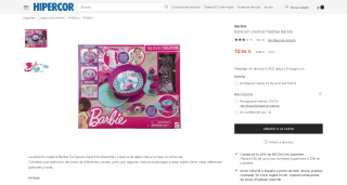 Estacion creativa Tie&Dye Barbie pr 10,98€