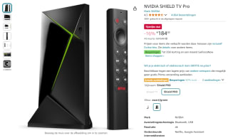 NVIDIA SHIELD TV Pro voor €184 bij Amazon DE