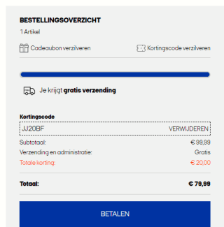 Jack & Jones kortingscode voor 20% korting op je bestelling