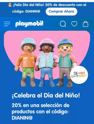 -20% de Descuento en Playmobil.