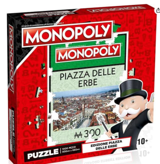 Puzzle Monopoly 1000 PiezasWinning Moves - Plaza de Hierbas, Verona, Ed. Italiana por 6,12€